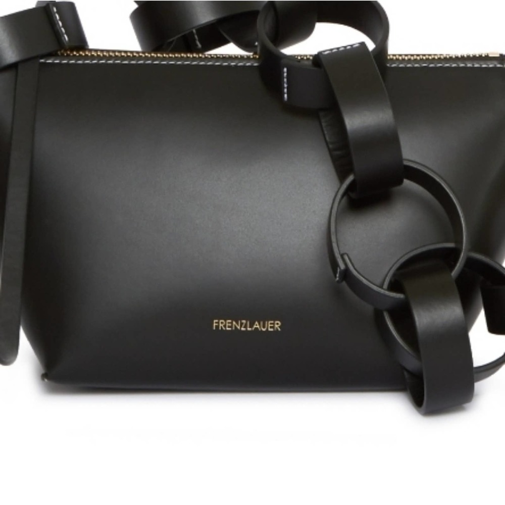 Frenzlauer Bowl Black Leather Shoulder Bag - Picture 5 of 10